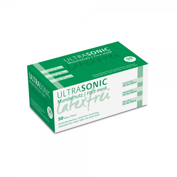 Unigloves Ultrasonic | Mundschutz | Grün | 50 Stück