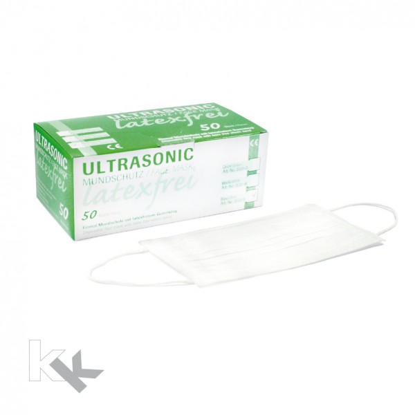 Unigloves Ultrasonic | OP- Mundschutz | Weiss | 50 Stück