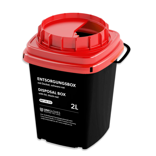 Entsorgungsbox | eckig | 2 Liter