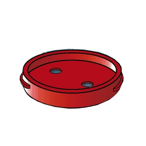 Klebeadapter für Multi-Safe quick | rot