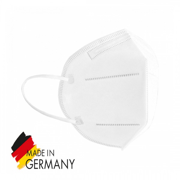 FFP2 Atemschutzmasken | Weiß | 50 Stück/ Box | CE-zertifiziert | ohne Ventil