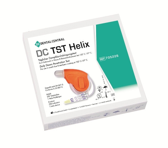 DC TST-Helix Test 250 Streifen mit Prüfkörper