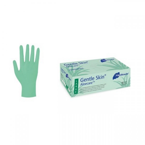 Meditrade Latexhandschuhe Gentle Skin® Aloecare™ | XS - XL | 100 Stück/Box