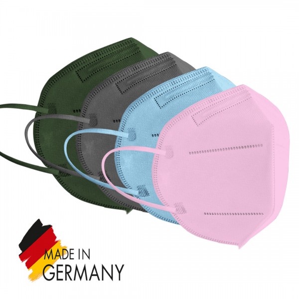 FFP2 Atemschutzmasken | 10 Stück/ Box | ohne Ventil | verschiedene Farben