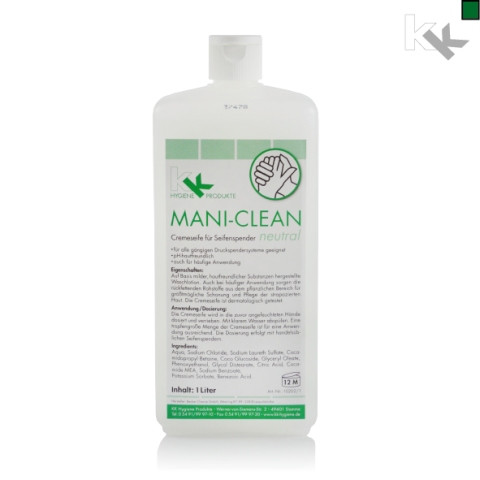 KK Mani-Clean Neutral 1 Liter Euroblock-Flasche