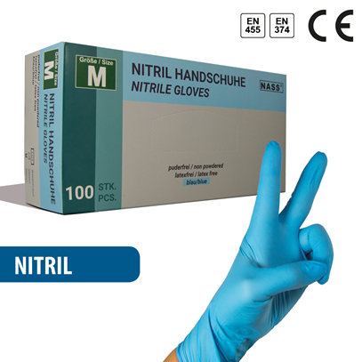 Globus NITRIL-MEDICAL | Blau | S-XL | 100 Stück/Box