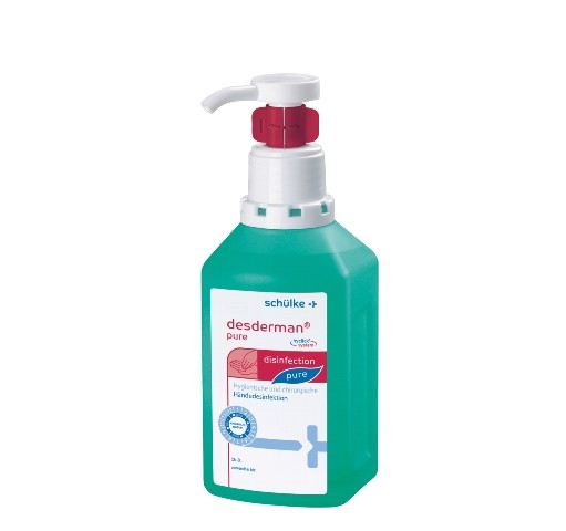 Schülke desderman® pure hyclick® | Alkoholische Händedesinfektion | 500 ml Spenderflasche