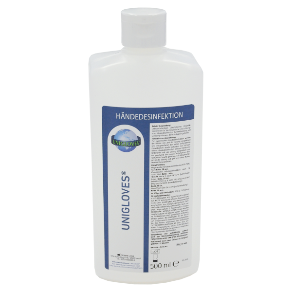 Unigloves | Händedesinfektion | 500 ml Flasche
