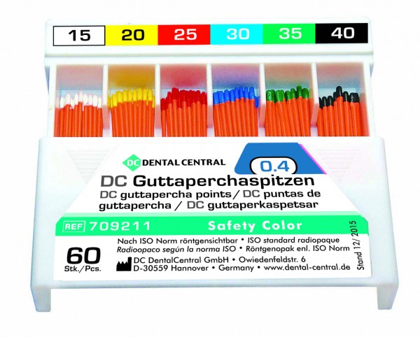 DC Guttaperchaspitzen Color | GT.04 | 60 Stück